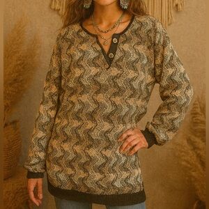 Men’s Vintage 1980’s Tricots St Raphael Nordstrom knit Sweater Size XL